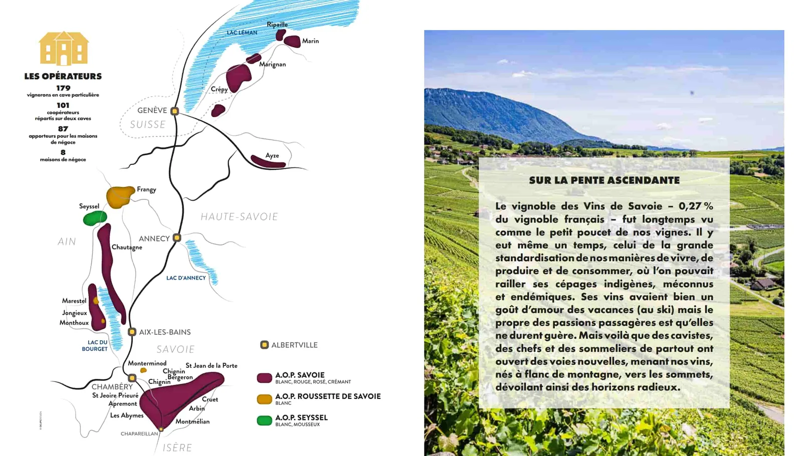 Carte des Vins de Savoie Carte des Vins de Savoie