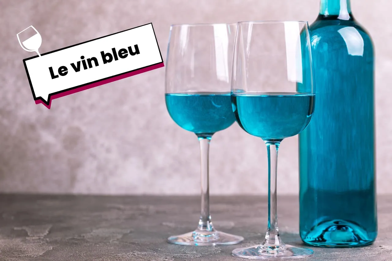 Le vin bleu