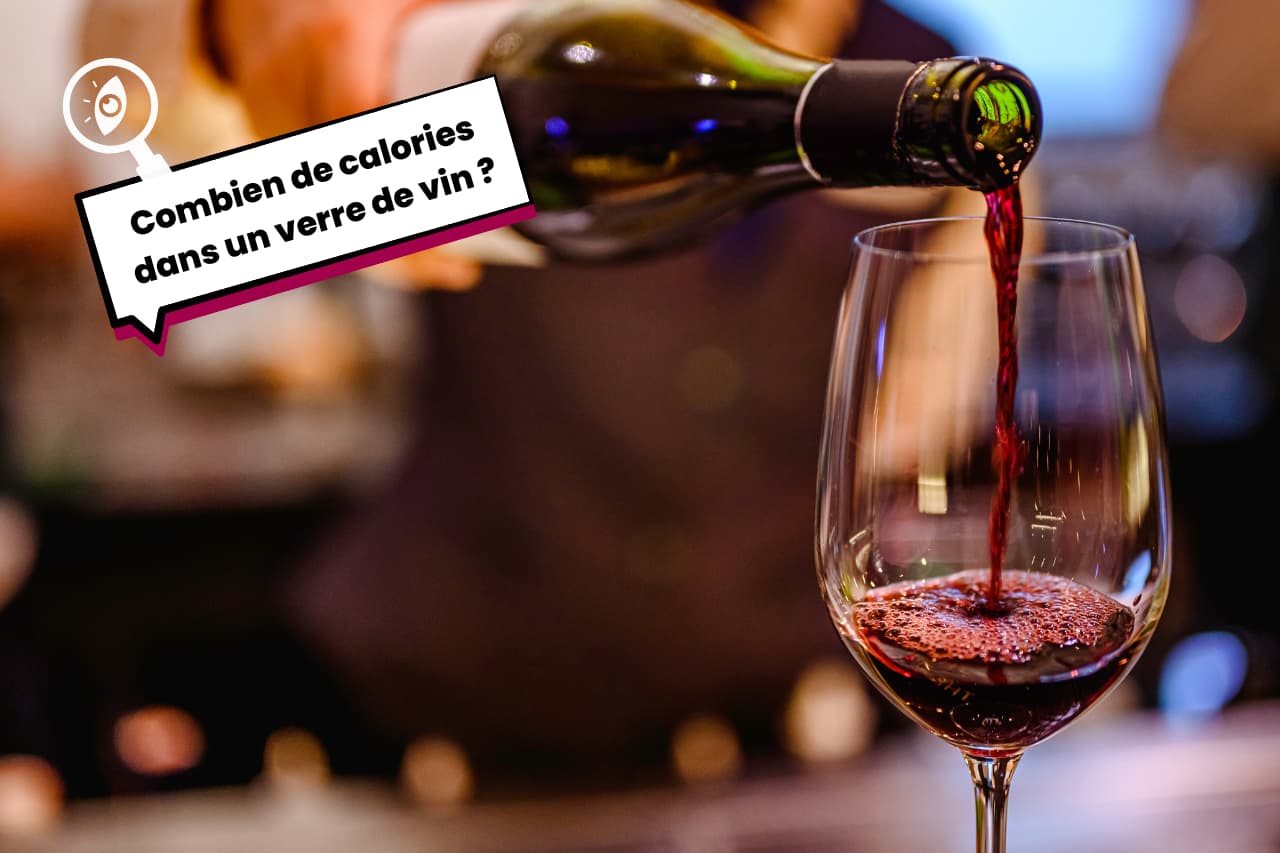 Combien de calories contient un verre de vin