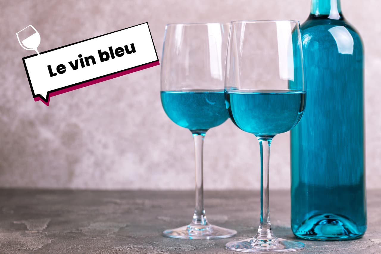 Le vin bleu